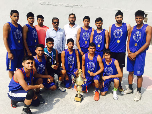 Achievement in CBSE Cluster XX Basket Ball Tournament