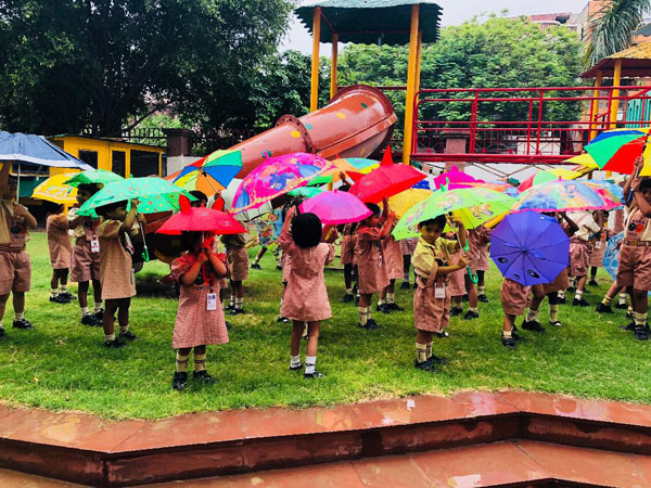 ENJOYING RAIN