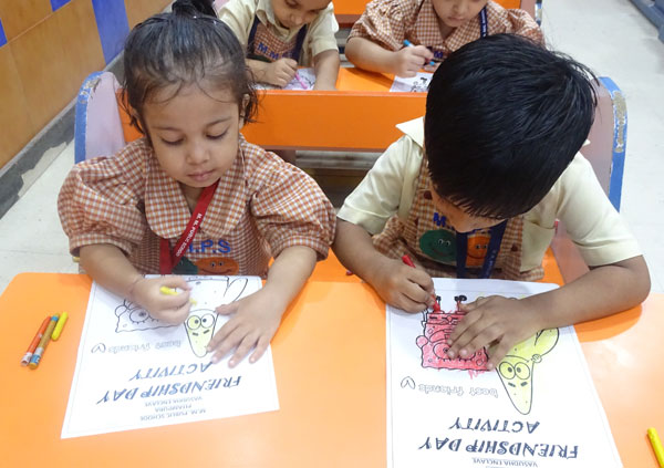 Friendship Day celebration by Tiny Tots