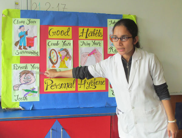 Good Habits Activity for Mont students