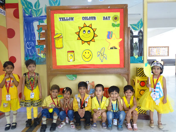 Yellow Colour Day Celebration by Mont students