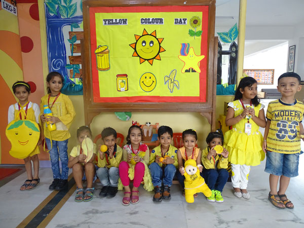 Yellow Colour Day Celebration by Mont students