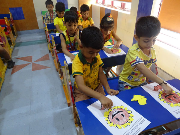 Yellow Colour Day Celebration by Mont students