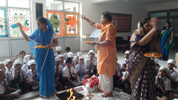 Hawan Ceremony of Class 4