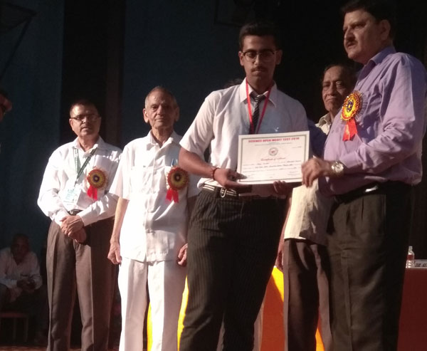 Winner at Science Open Merit Test