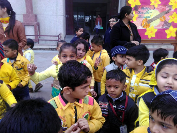 Basant Panchami Celebration in School