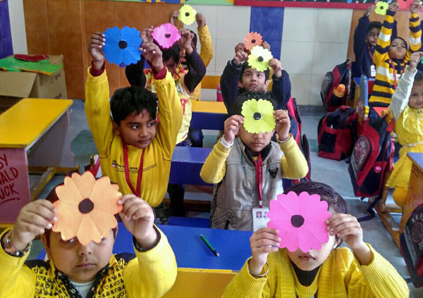 Basant Panchami Celebration in School