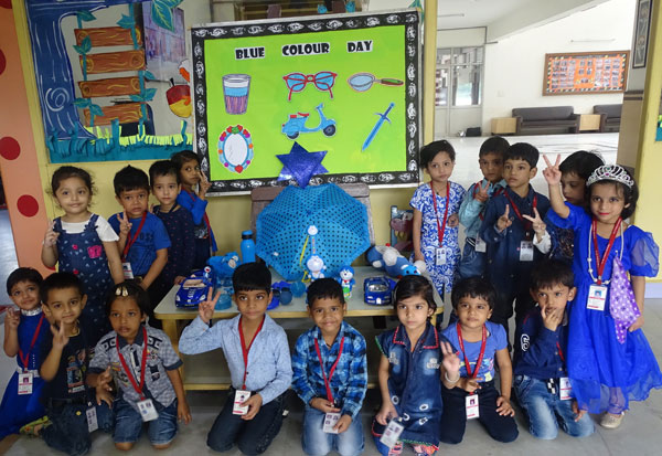 Blue Colour Day Celebration by Mont Students