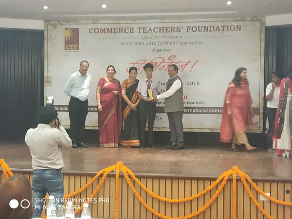 Felicitation of Commerce Olympiad Toppers