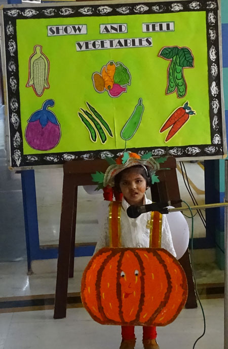 Show And Tell Vegetables Activity by Mont Students