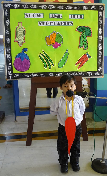 Show And Tell Vegetables Activity by Mont Students