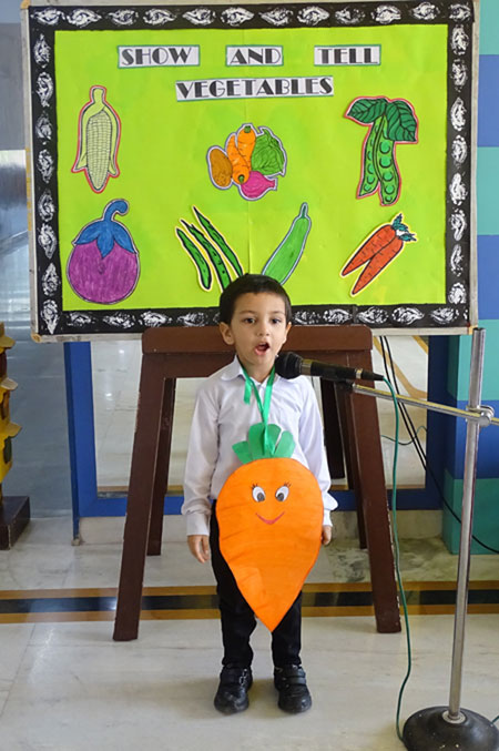 Show And Tell Vegetables Activity by Mont Students