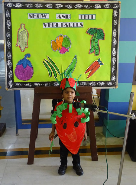 Show And Tell Vegetables Activity by Mont Students