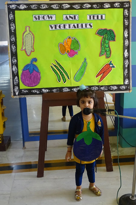Show And Tell Vegetables Activity by Mont Students