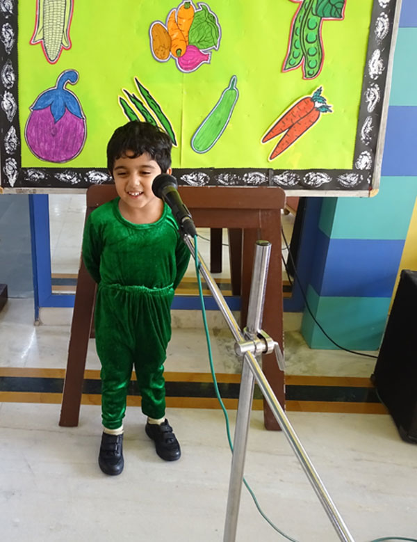Show And Tell Vegetables Activity by Mont Students