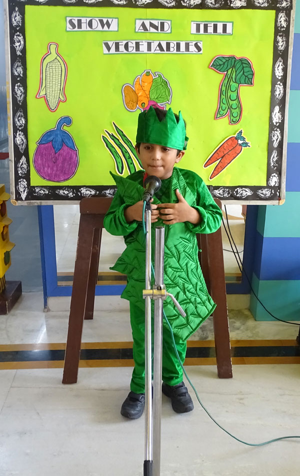 Show And Tell Vegetables Activity by Mont Students