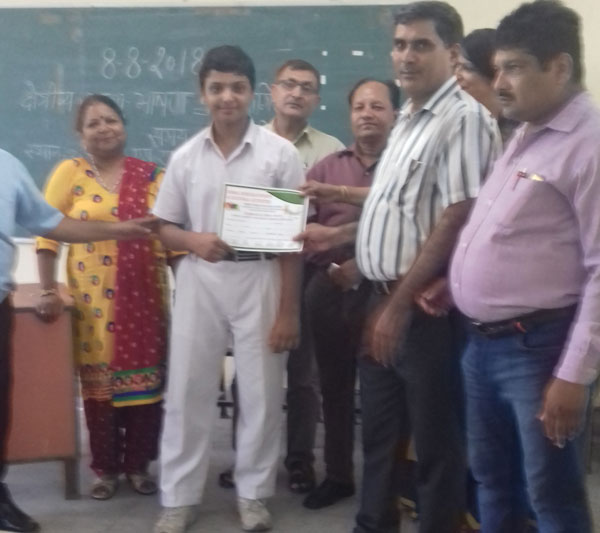 Position in Zonal Hindi Extempore