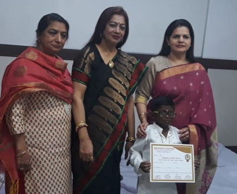 Position in District Level Competition in Solo Singing