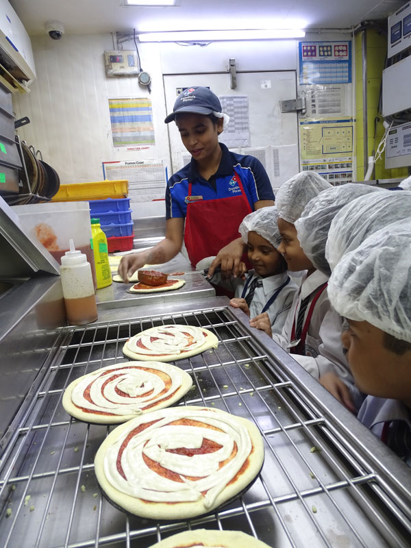 Dominos Visit