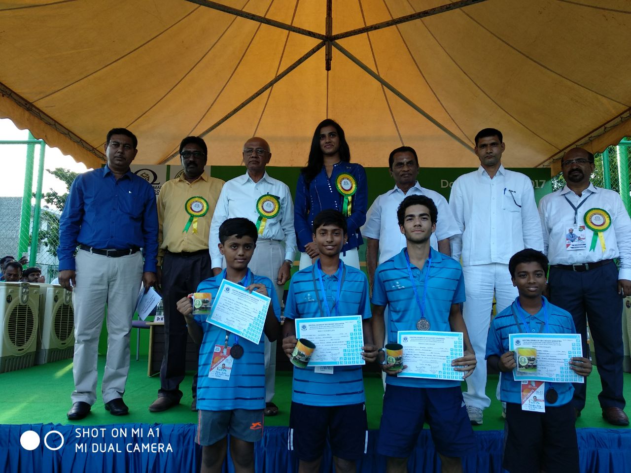 Achievement in CBSE National Lawn Tennis