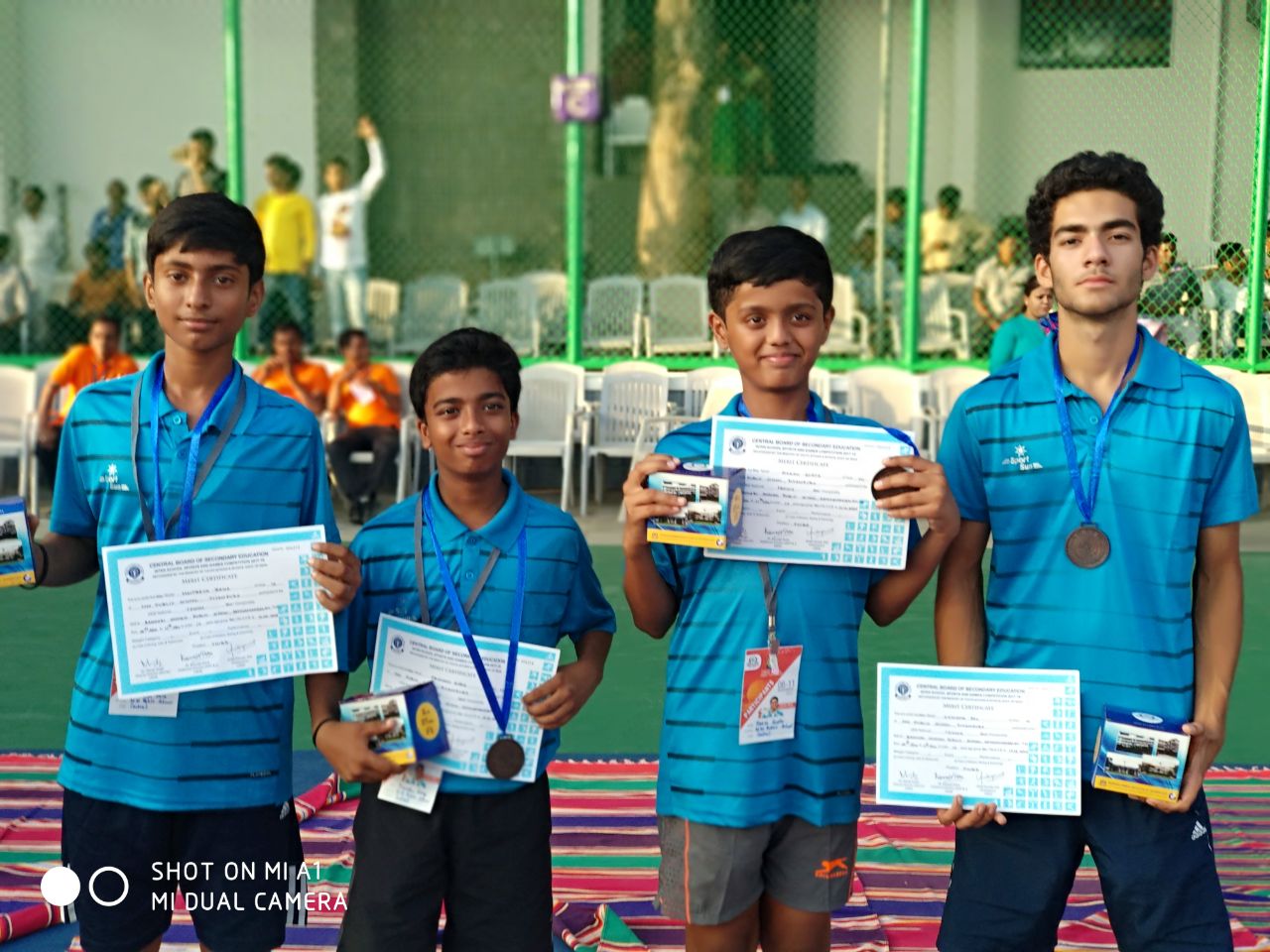 Achievement in CBSE National Lawn Tennis