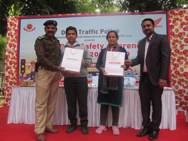 Winners in Road Safety Quiz Competition at District Level