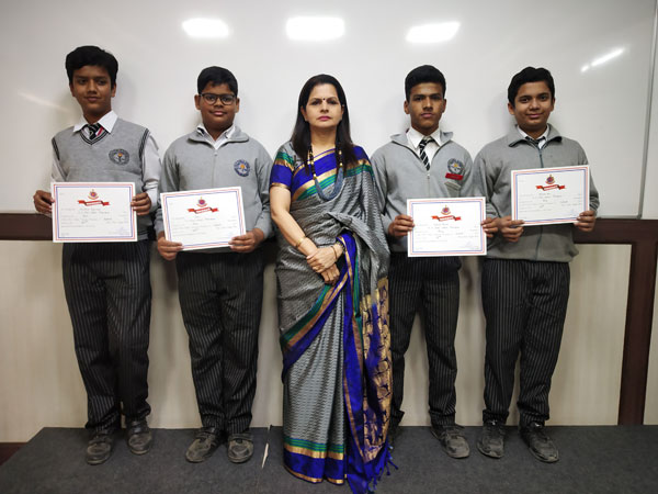 Winners in Road Safety Quiz Competition at District Level