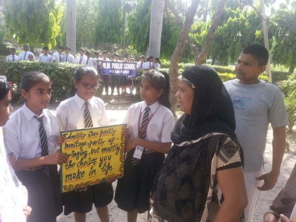 Rally on World Heritage Day at Sheesh Mahal