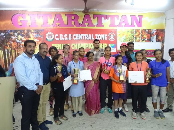 Achievement in CBSE Cluster XX Tennis Tournament