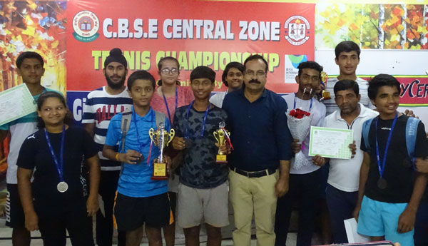 Achievement in CBSE Cluster XX Tennis Tournament