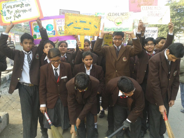 Cleanliness Drive by Eco Club on 31-12-2014