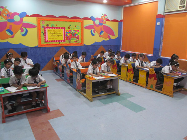 Cursive Writing Competition for classes U.K.G. to II by English Club
