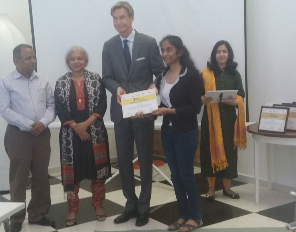 Felicitation in Embassy of Sweden