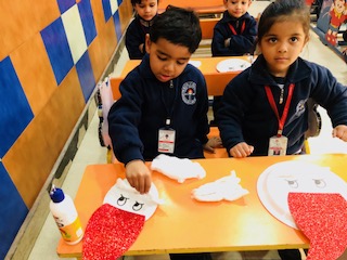 Art & Craft Activity on Christmas by Mont students