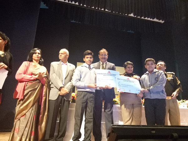WINNERS AT SCHOOL ROAD SAFETY AWARENESS CAMPAIGN 2017-18