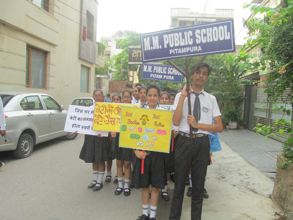 Rally on Save Girl Child, Educate Girl Child by SWAS Club