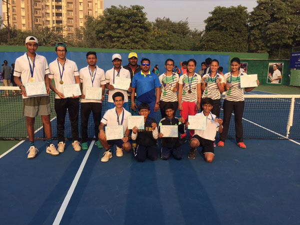 Victory in CBSE National Lawn Tennis Tournament