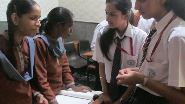 Visit to Blind School by SWAS Club