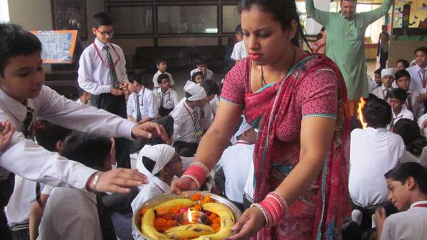 Hawan of class VII