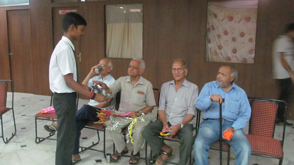 A Visit to Old Age Home by SWAS Club