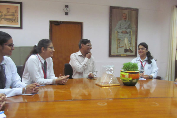 Interaction with Principal of Sri Ram College Of Commerce.