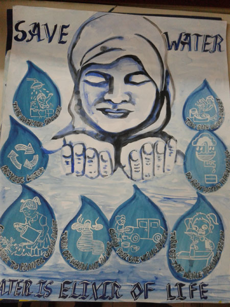 POSTER MAKING COMPETITION ORGANIZED BY INDIAN ENVIRONMENTAL SOCIETY