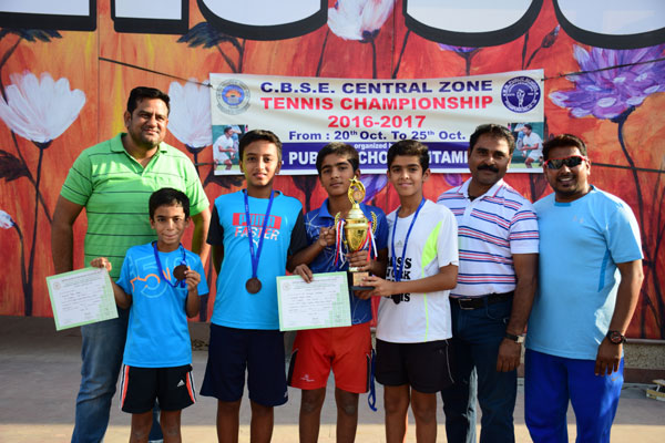 CBSE Central Zone Tennis Championship 2016-17