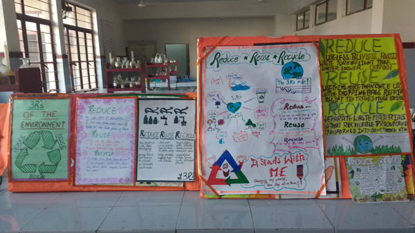 PAMPHLET MAKING ON REDUCE,REUSE AND RECYCLE