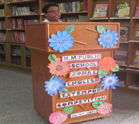 ENGLISH EXTEMPORE COMPETITION AT ZONAL LEVEL