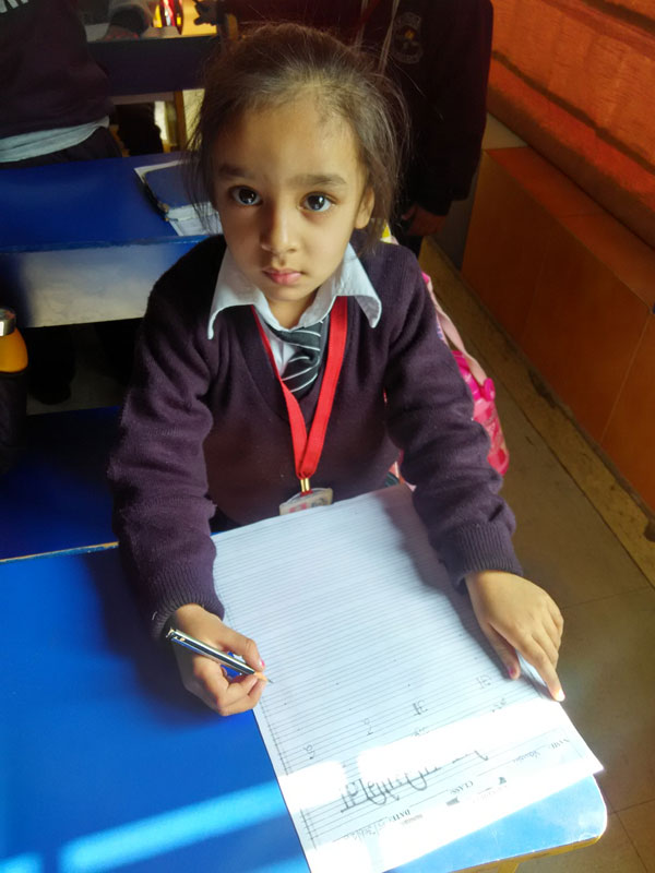 Hindi calligraphy competition