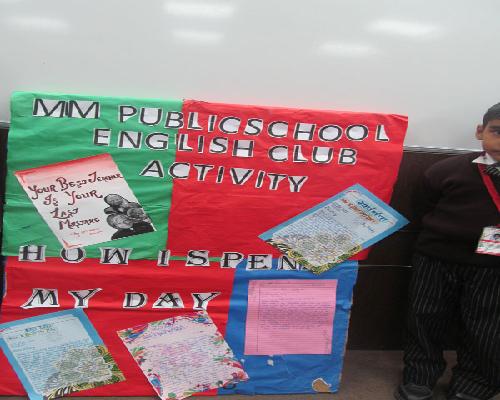 DIARY ENTRY BY ENGLISH CLUB