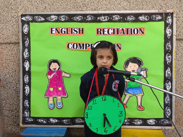  ENGLISH RECITATION COMPETITION