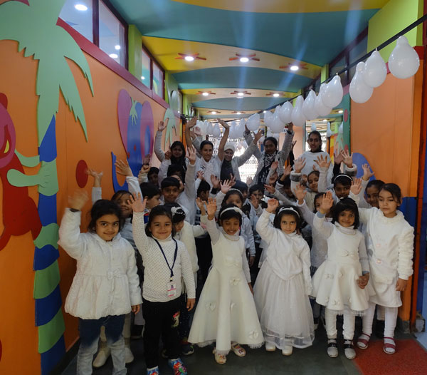 Celebration of White Colour Day by Mont Students