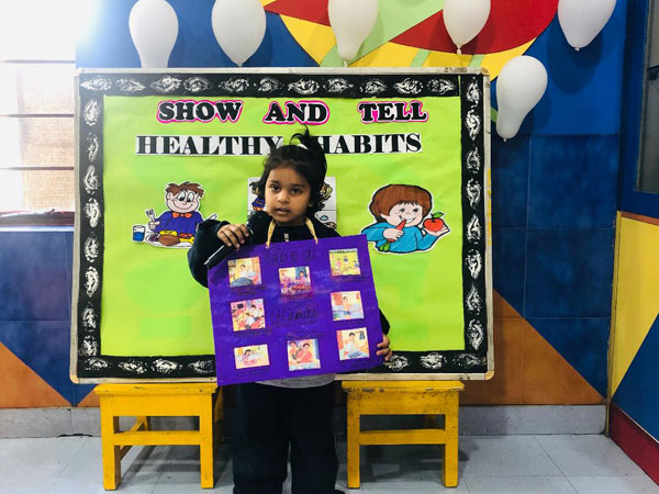 Show & Tell- Healthy Habits activity by Mont students